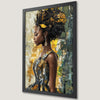 African Beauty Portrait Art Poster for Wall Decor