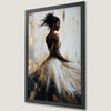 Afrocentric Woman Portrait Art Poster - Elegant Wall Decor