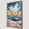 Amazing Sandy Beach Seascape Canvas Print Coastal Decor