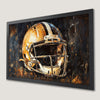 American Football Helmet Art Poster - Modern Sports Decor