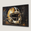 American Football Helmet Canvas Print for Sports Fans