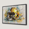 American Football Helmet Canvas Print - Sports Wall Art