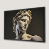 Apollo Sculpture Portrait Canvas Print with Roman Style