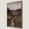 Autumn Barn Landscape Rustic Canvas Print