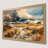Autumn Countryside Landscape Art Poster for Rustic Home Decor