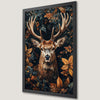 Autumn Forest Deer Art Poster - Majestic Wildlife Print