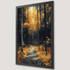 Autumn Forest Path Art Poster - Serene Fall Landscape Decor