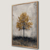 Autumn Golden Leaf Tree Canvas Print Farmhouse Decor