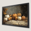 Autumn Harvest Pumpkins Art Poster for Fall Decor