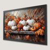 Autumn Harvest Pumpkins Art Poster - Rustic Fall Decor