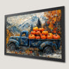 Autumn Harvest Truck Art Poster | Rustic Fall Decor