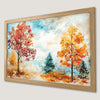 Autumn Landscape Art Poster - Vibrant Fall Scenery for Your Home