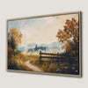 Autumn Landscape Canvas Print with Mountain and Forest