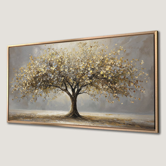 Autumn Landscape Tree of Life Canvas Print