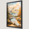 Autumn Mountain Lake Art Poster - Nature's Beauty for Your Walls