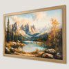 Autumn Mountain Wilderness Art Poster - Scenic Wall Decor