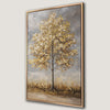 Autumn Nature Golden Leaf Tree Canvas Print Decor
