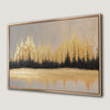 Autumn Trees with Golden Leaves Canvas Print for Living Room
