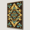 Aztec Pattern Boho Chic Framed Canvas Print Geometric
