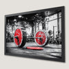 Barbell Strength Art Poster for Gym and Home Decor