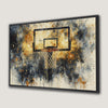 Basketball Hoop Abstract Canvas Print for Modern Spaces