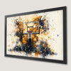 Basketball Hoop Art Poster - Motivational Wall Decor