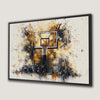 Basketball Hoop Canvas Print for Motivational Wall Art