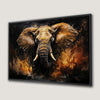 Beautiful Elephant Oil Painting Canvas Print Art