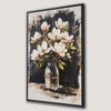 Beautiful Magnolia Bouquet Framed Canvas Print Floral Art