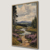 Beautiful Mountain Range and River Canvas Print