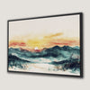 Beautiful Mountain Sunset Canvas Print for Home Decor