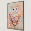 Beautiful Owl in Pastel Hues Canvas Print for Boho Chic Decor