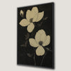 Beauty Magnolia Flowers Monochrome Canvas Print
