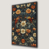 Birds and Flowers Framed Canvas Print, William Morris Style Art