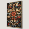 Birds in Vibrant Flowers Canvas Print for Home Decor