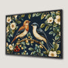 Birds on Floral Branch Canvas Print for Living Room Decor