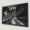 Black and White Cityscape Art Poster - Modern Urban Decor