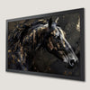 Black Horse Art Poster - Elegant Equine Wall Decor