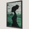 Black Woman Silhouette Art Poster - Elegant Wall Decor