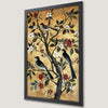Blooming Birds Wall Poster | Botanical Art Print for Home