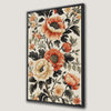 Blooming Flowers Vintage Floral Canvas Print Wall Art