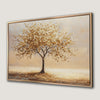 Blooming Tree of Life Canvas Print with Golden Foliage