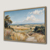 Blue Sky and Rolling Hills Summer Landscape Canvas Print