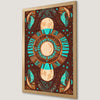 Bohemian Bold Pattern Art Poster - Geometric Design for Modern Decor