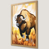 Bohemian Buffalo Art Poster for Rustic Home Decor