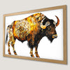 Bohemian Buffalo Art Poster - Tribal Decor for Your Walls