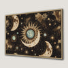 Bohemian Celestial Mystical Canvas Print Art