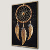 Bohemian Dreamcatcher and Feathers Canvas Print Art