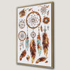 Bohemian Dreamcatcher Canvas Print with Framed Art