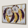 Bohemian Dreamcatcher Feather Canvas Print Tribal Art